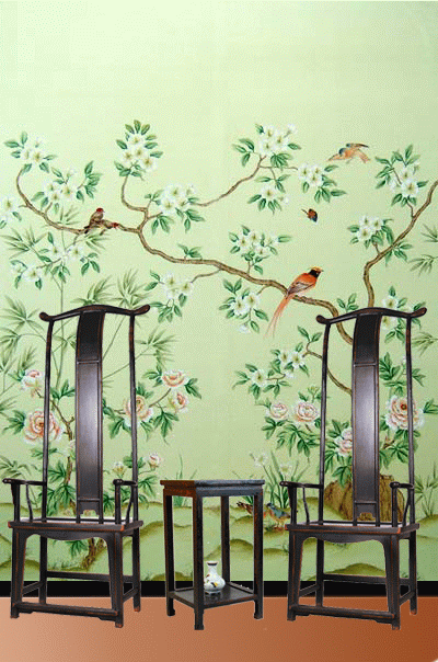 Chinoiserie Wallpaper on Chinese Wallpaper    Chinoiserie Wallpaper    Silk Wallpaper